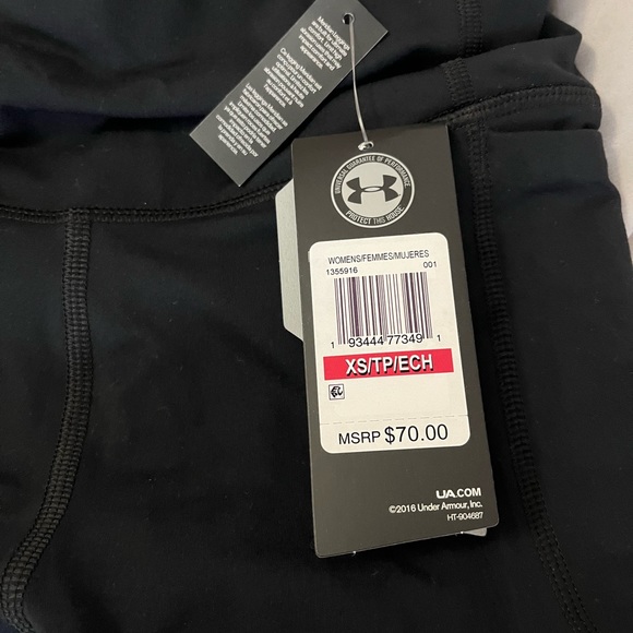 Womens XS high rise Under Armor Leggings. NWT! - Picture 3 of 3